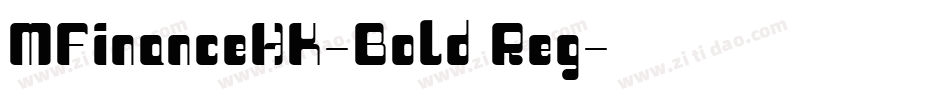 MFinanceHK-Bold Reg字体转换